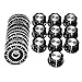 Produktbild 10 Sets Mf-A03 Messing Potentiometer Knob Cap Hut + 0-100 Digitale Skalenplatte LaDicha