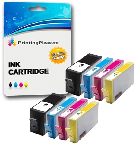 Printing Pleasure 8 Cartuchos de Tinta compatibles para HP Deskjet 3070A 3520 Officejet 4610 4620 Photosmart 5510 5514 5515 5520 6510 6520 B110a Photosmart Plus B209a B210a | Reemplazo para HP 364XL