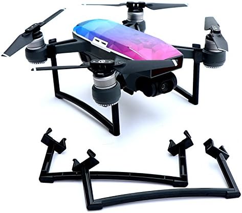 DJI Spark RC Drone Heightened Extended Landing Gear, Quick Release Landing Gear Extensions for DJI Spark