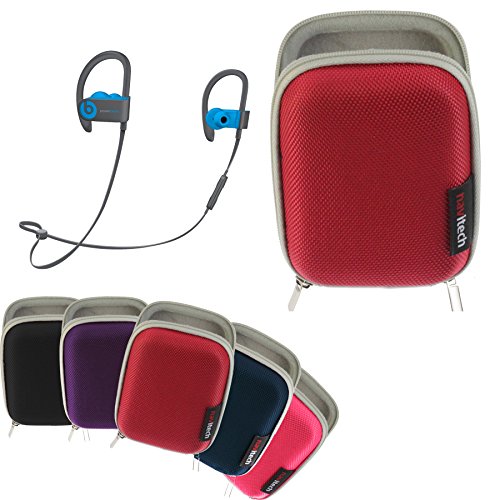 Preisvergleich Produktbild Navitech rot harter fall für die Beats PowerBeats 3