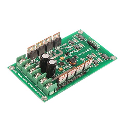 DROK® 3-36V Dual-Way Motor-Treiber-Modul 10A DC H-Brückenmotortreiber PWM-Modul Circuit Board-MOSFET-Treiber Motor Ansteuerboard mit Bremsfunktion