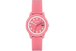 Lacoste Reloj con Movimiento de Cuarzo de Tres Manecillas para Niños Colección LACOSTE.12.12 Kids con Correa de Silicona