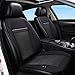 Produktbild XLKP Auto Lüftungskissen Kühlung Klimaanlage Sitz Mietwagen bläst Saugsitz mit Lüfter 12V,Black,Withmassage