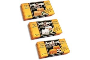 TURRONES FABIÁN Beaucoup de tourons Antiu Xixona variés [Dégustation spéciale des turron espagnol les plus populaires] : Turrón de Jijona (mou), Turrón de Alicante (dur) Turrón de Yema Tostada, formats 250g
