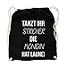 Produktbild Tanzt ihr Stricher Königin Gym Bag Black