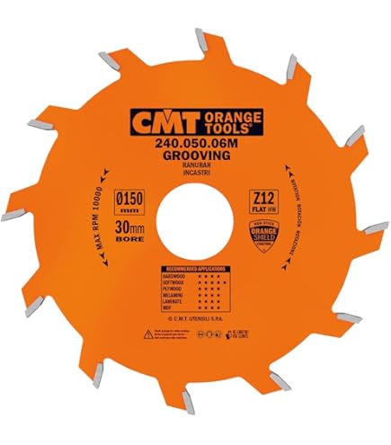 Lama Circolare CMT ORANGE 100x8x22 Mm - Per Legno Massiccio, Denti Z4, Raggio 30 Mm - Foto 2