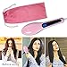 New Noza Tec Electric Hair Straightener Brush Ceramic Heated Anti Static Zero Damage Comb Detangling Brush for Frizz-free Hair Styling With LCD Display Massage Straightening Irons