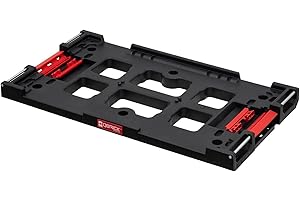 Qbrick System One Adapter Multi - Plaque de Montage – 580x325x70mm – Capacité de Charge maximale 100kg – Connecteurs pour Les Lignes QS One, QS Two, QS Prime et QS Pro