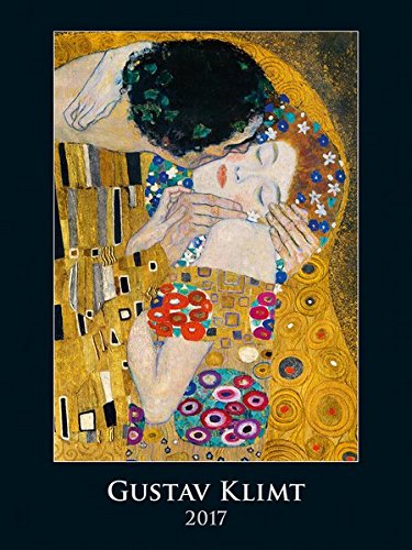 Gustav Klimt 2017 - Bildkalender (42 x 56) - Kunstkalender --- Metallicfolienveredelung ---