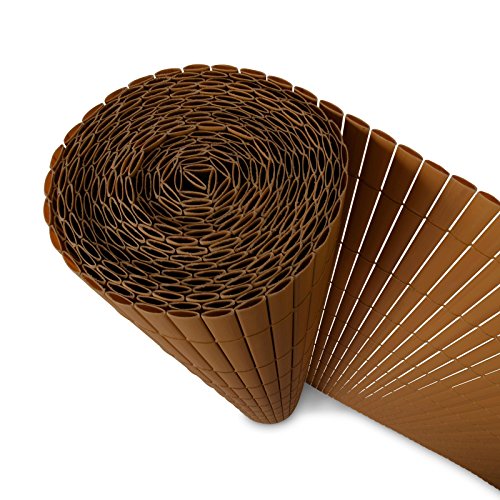 Sichtschutz Zaun für Außenbereich | braun | Größe wählbar (120x300cm) - 4