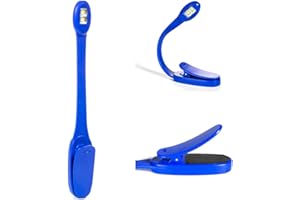 GIFTS FOR READERS & WRITERS Flexilight Xtra Luce per Leggere | Luce per Libro | Lampada LED a Clip da Lettura | Pila per Leggere a Letto, per Bambini e Adulti | Accessori per Libri | Idea Regalo per Lettori (Blu)
