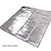 Produktbild Etelux Wasserdicht Doppelseitige Aluminium Folie Pad Faltbare Outdoor Camping Mats Picknick Strand BBQ Pad 200*200cm