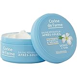 Corine de Farme, Baume Réparateur Après Soleil, Soin Solaire, Formulation Clean Beauty, Monoï de Tahiti Super Hydratant, Beur