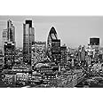 StickersWall London City Canary Wharf The Gherkin London Buildings Scenery View Wall Mural Photo Wallpaper Picture Self Adhesive (228cm(W) X 161cm(H)) 1041 - View #5