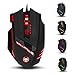 Produktbild Gaming Maus,Viflykoo Hohe Präzision Gaming Maus für Pro Gamer 9200dpi mit 8 Tasten,LED,USB-Wired Maus optisch