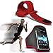 Price comparison product image i-Tronixs RED 5 INCH RAZER PHONE CASE HIGH QUALITY FITTED SPORTS ARMBANDS RUNNING BIKE CYCLING GYM JOGGING RIDDING ARM BAND CASE COVER BY