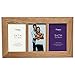 Produktbild Hampton Frames 4648st57ok New England Hohe Qualität Solide Eiche Holz 5 x 7 (13 x 18 cm) Triple Bilderrahmen Beautiful Einsteckschloss Ecke Gelenke Tisch Top oder Wand aufhängen
