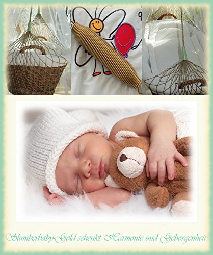 Baby Move Gold | Therapeutically Baby Movement Spring Cradle | Golden spring & nature coloured net | Baby cradle
