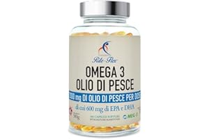 Rite-Flex | Olio di Pesce Omega 3 2000mg | Integratore Alimentare di 600mg EPA e DHA (365 Capsule Softgel)