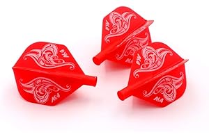 CUESOUL TERO AK4 Dart Flights Standard,Slim,cerf-Volant,Diamant,Bouclier,Ensemble de 3 pièces
