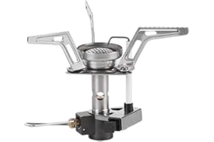 Fire-Maple Hornillo de Gas, Superligero para Excursionismo con Encendido Piezoeléctrico, Acero Inoxidable y Aluminio, Compacto y Fácil de Transportar, Perfecto para Aventuras y Camping