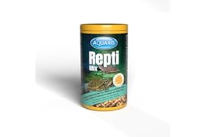 AQUARIS REPTI Mix – Nourriture pour Tortues Aquatiques et palustres. Aliment Riche en Calcium pour la Carapace et Les os. Facile à digérer – 250 ML / 40 g