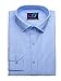 Formals by Koolpals-Cotton Blend Shirt White Vertical Stripes on Office Blue RS.369.00