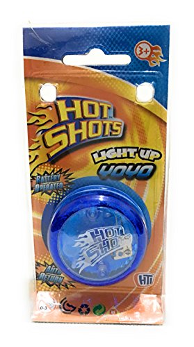 Blue Hot Shots Light Up YoYo Mechanism High Performance Spinning Auto Back By aliahs_best247