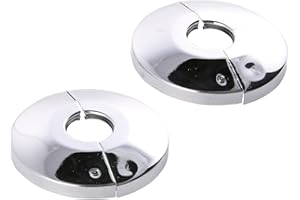 Sanitop-Wingenroth 19272 9 Bisagra, Cromo, 15 mm o 1/4 Pulgadas | Diámetro Exterior 55 mm | Juego de 2 Unidades, Set de 2 Piezas