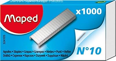 Maped Agrafes N°10 zinguées boîte de 1000