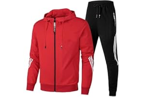 HICKMONBER Otoño Invierno Nuevo unisex Conjunto Chándal Hombre,Chandal Hombre Completo Originales,Deportivo Largo 2 Piezas Chandal con Capucha Original,unisex sudaderas con capucha y conjuntos de pantalones