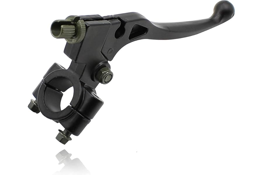 Heart Horse 22mm Pit Dirt Bike Front Clutch Lever Frame Clamp Bracket, Clutch Lever Replacement for Pit Bike Dirt Bike 90cc110cc 125cc Stree Bike