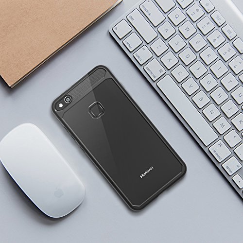 Funda Huawei P10 lite  Carcasa Huawei P10 lite SPARIN Material TPU Suave y PC Duro  Resistente a los Golpes  Anti-Rasgu  os  Absorci  n de Impacto Funda de Protecci  n Espalda para Huawei P10 lite