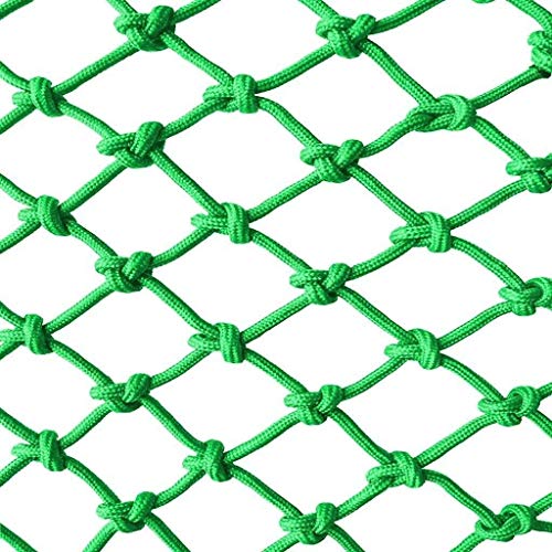 Preisvergleich Produktbild Kindersicherheitsseilnetz Grüne Treppe Balkon Absturzsicherungsnetz Kletternetz Gartenspielplatz Zaun Wanddekor Trampolin Geländer Haustier Katze Isolation Trennnetz (Size : 1 * 9m(3.3ft*29.5ft))