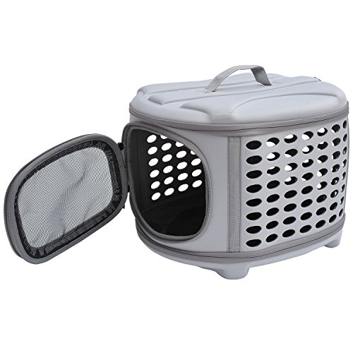 PawHut Transportin Mascotas 46x37x31cm Bolsa Transporte Perro Gato EVA y Forro Polar