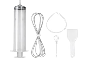 ZORVYN Set 5 Pezzi Strumenti per Pulizia Frigorifero Kit Stura Tubi di Scarico con Spazzola per Manutenzione e Pulizia Completa del Frigo