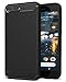 Produktbild Asus Zenfone 4 Max ZC554KL Hülle, Ferlinso Leicht Flexible Rugged Armor Hybrid Defender Shockproof Schutzhülle Carbon Fiber Design Cover mit [Schutzfolie] für Asus Zenfone 4 Max ZC554KL (Schwarz)