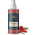 Wildflower Essentials Rosehip Oil for Face Wrinkles,Under Eye Fine Lines, Hydrates Brightens Skin,Natural Lip Balm,Hair Loss For Men and Women Cold Pressed Pure and Natural 100 ml
