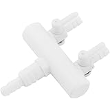 sourcing map uxcell Kunststoff 4-Wege-Aquarium/Fisch Tank Tube Splitter Air Ventil, 2-teilig de
