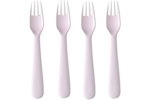 CARIBOU LIVING Children Kids Baby Toddler Pink Cutlery Fork Set IKEA Kalas Replacements Colour Choice 4pcs Forks BPA Free