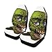 Produktbild Scary Monster Zombie Cartoon Teufel Custom New Universal Fit Auto Drive Autositzbezüge Protector für Frauen Automobil Jeep Truck Suv Fahrzeug Full Set Zubehör für Erwachsene Baby (Satz von 2 Front)