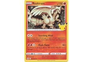 POKÉMON The Pokemon Company International - Carta singola Pokemon Reshiro 002/025 CELEBRATIONS, multicolore