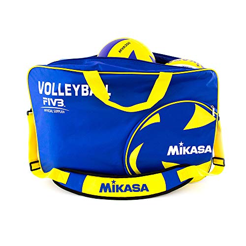 MIKASA balles de Volley Bleu/Jaune 60 x 40 x 2 cm, 18 l (1937