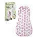 Woombie Convertible Swaddle (0 - 3 Months, Pink Owls)