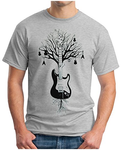 OM3 - Camiseta - Redondo - Manga Corta - Hombre Gris Gris XXXX-Large