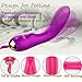 Produktbild Weiche Schwanz für Tantalisierung+Schütteln Vibrator |Erhalten Sie sich sehr schnell wiederaufladbare wasserdichte weibliche Masturbator mit 7 Swing Vibrationsmodi-Dildo Zunge Sex-Spielzeug für Frauen