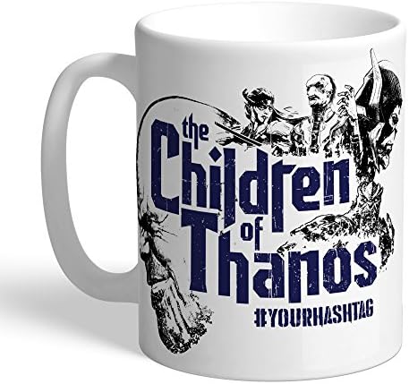 Official Personalised - Marvel Infinity War Children of Thanos Hashtag Mug