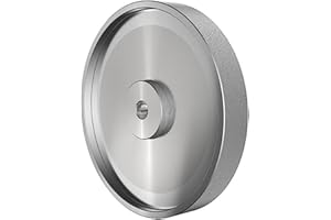 Jikoiuty 1 Stück CBN-Schleifscheibe mit 6 Durchmesser X 1 Breite X 1/2 Bohrung zum Schärfen Von Drechselwerkzeugen und Tischschleifern (Körnung 600)