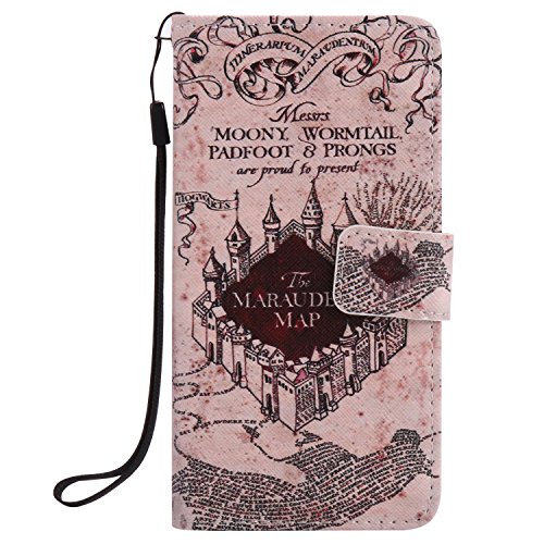 Feeltech Samsung Galaxy J510/J5 2016 Hülle PU-Leder und Brieftasche Bunte Muster Fall mit Magnetverschluss, Hybrid-Kickstand mit Stand-Funktion, schlagen Sie schützende weiche TPU Stoßstangenabdeckung und Kreditkartenhalter für Samsung Galaxy J510/J5 2016 Handgelenk Bügel-Buch-Art-Geldbeutel-Tasche mit 2 In 1 Berühren Sie Stift – Schloss - 2