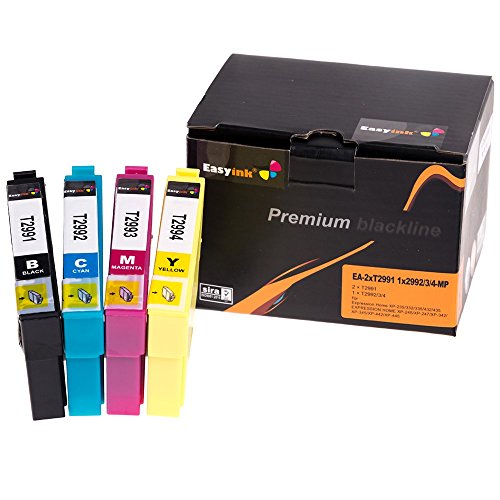 5er Set EasyInk Druckerpatronen zu EPSON T2991XL - 2994XL für Epson Expression Home XP-235, Expression Home XP-332, Expression Home XP-335, Expression, Expression Home XP-432, Expression Home XP-435